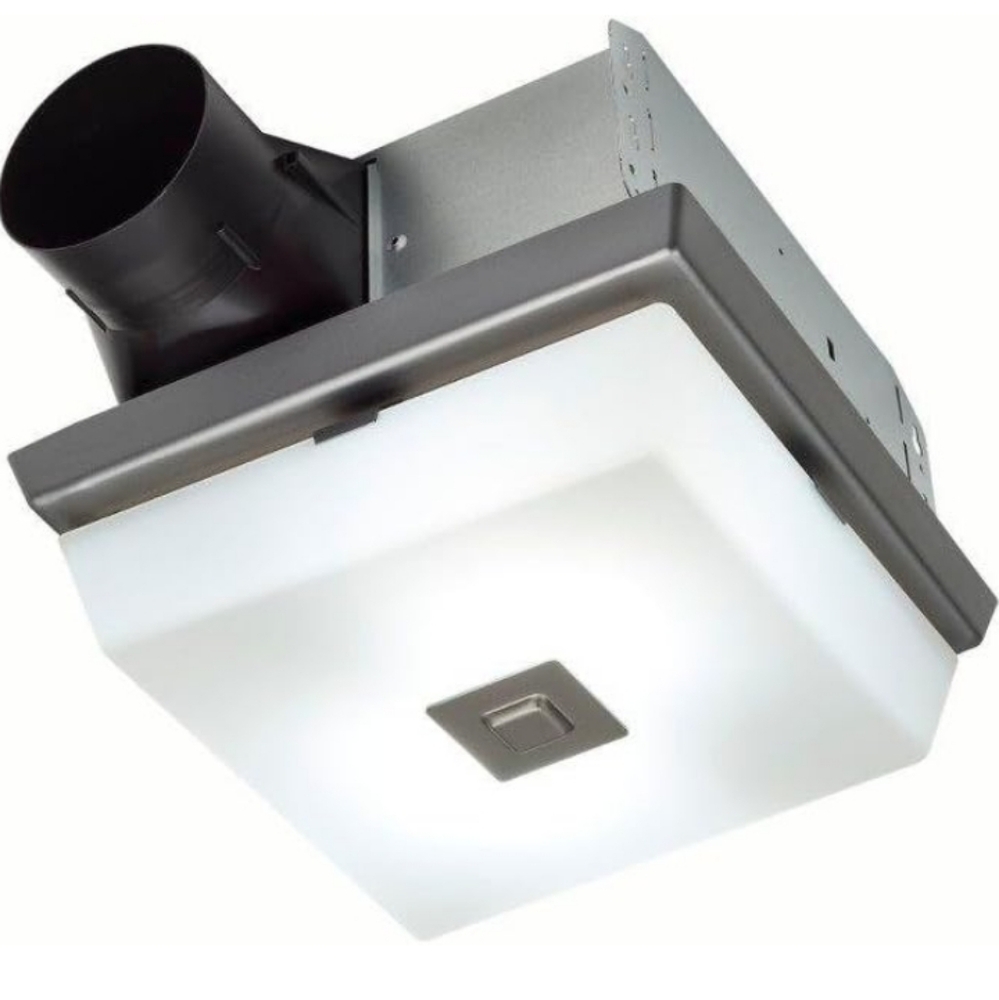 Sleek Fan With Light Easy Install No Attic Required